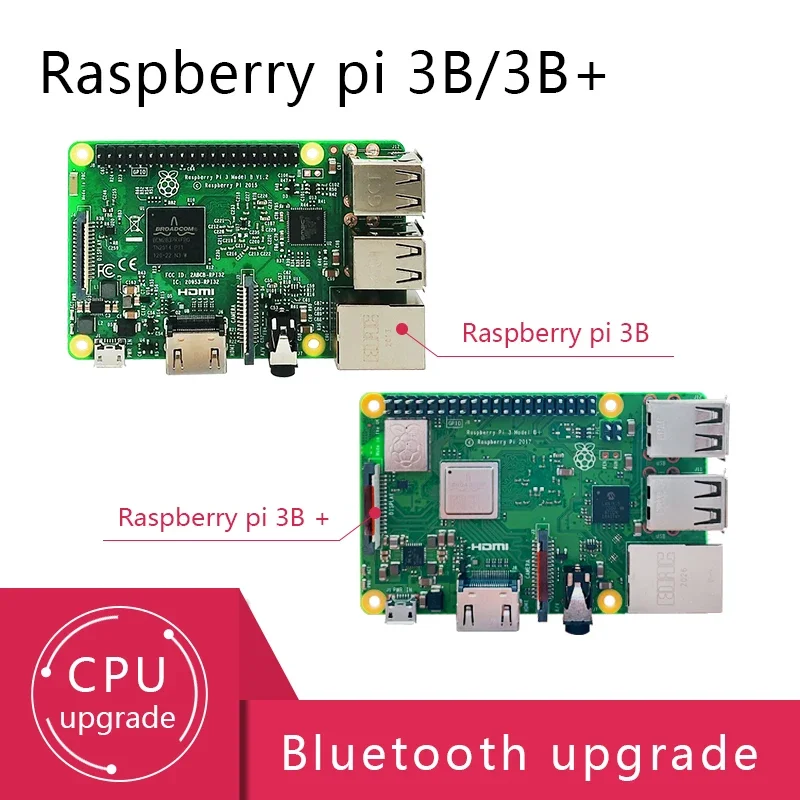 Оригинален Raspberry Pi Model 3 B + Raspberry Pi Raspberry Pi3 B Плюс Pi 3Б С поддръжка на Wi-Fi, Bluetooth и Power-over-Ethernet