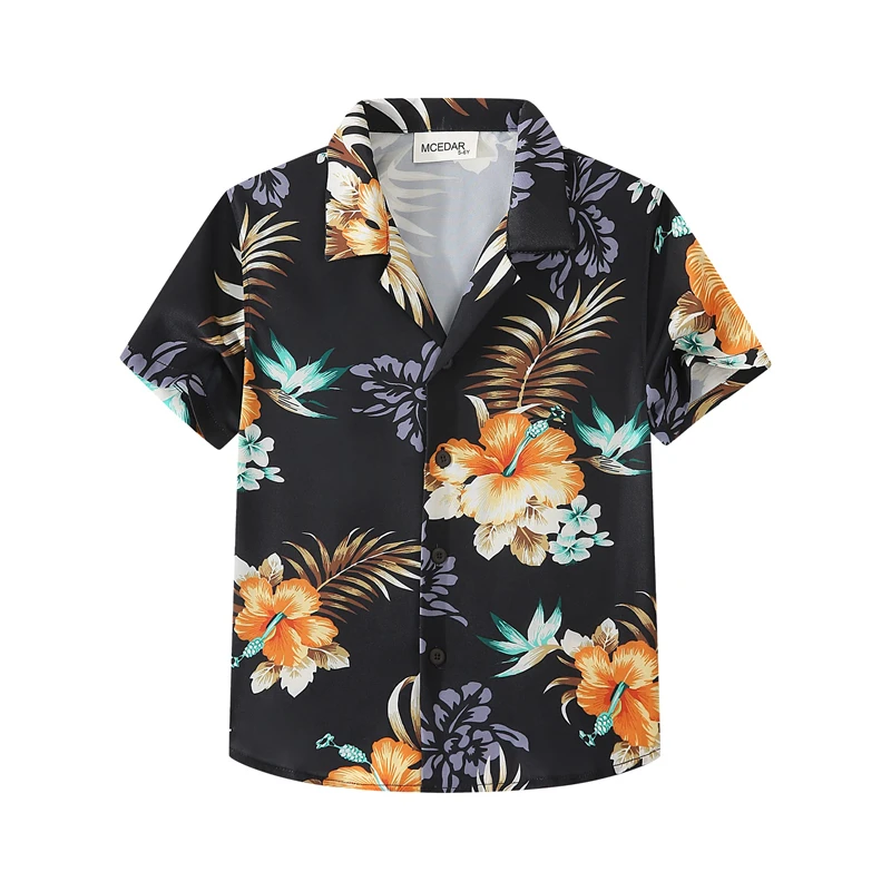 По-големи размери 6XL, модерен мъжки ризи, мъжки хавайски ризи, ежедневни ризи от полиестер с 3D принтом, блузи с къс ръкав, потници, тениски
