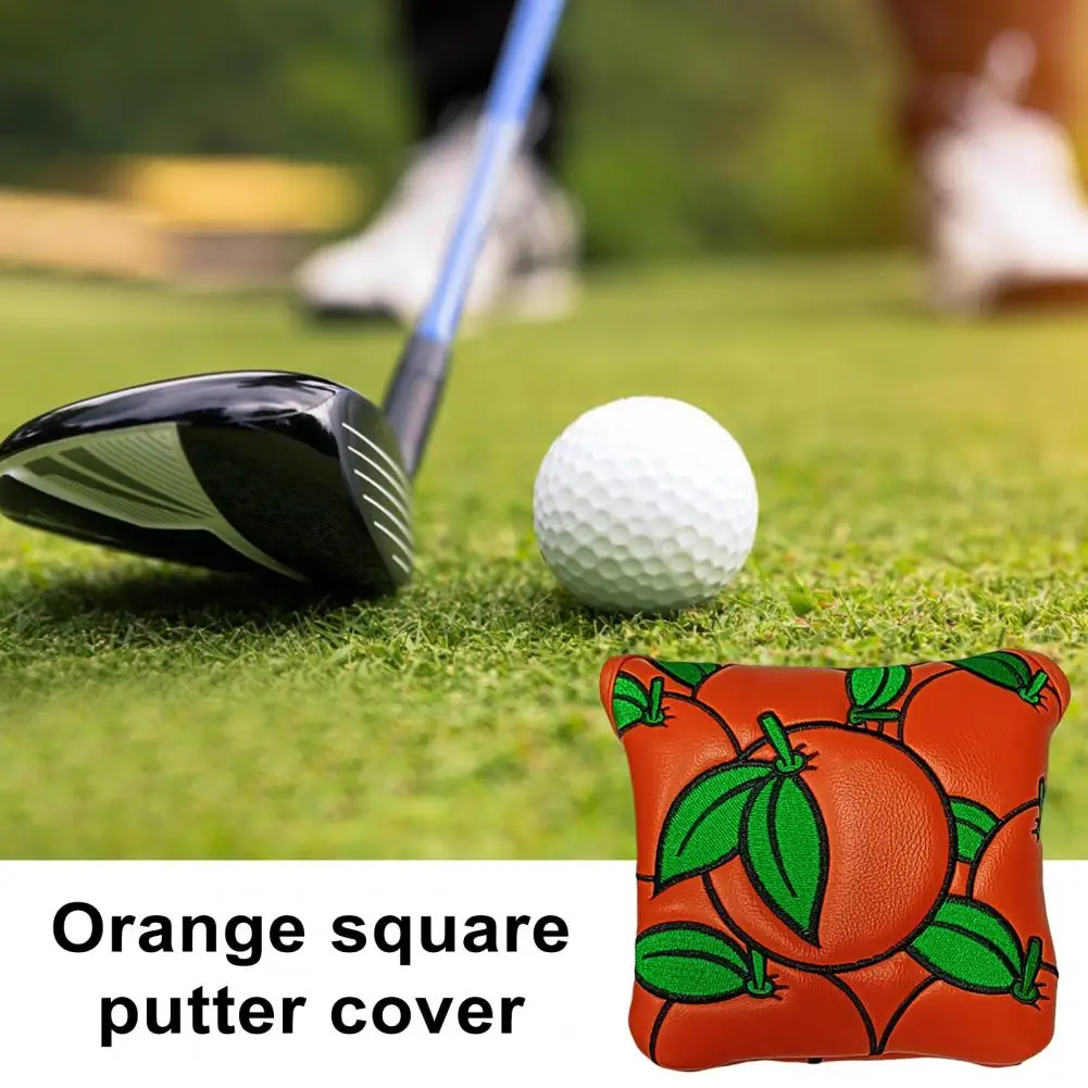 Прическа за стика за голф с магнитна закопчалка, устойчив на надраскване, устойчив на абразия квадратен защитен калъф за стикове за голф