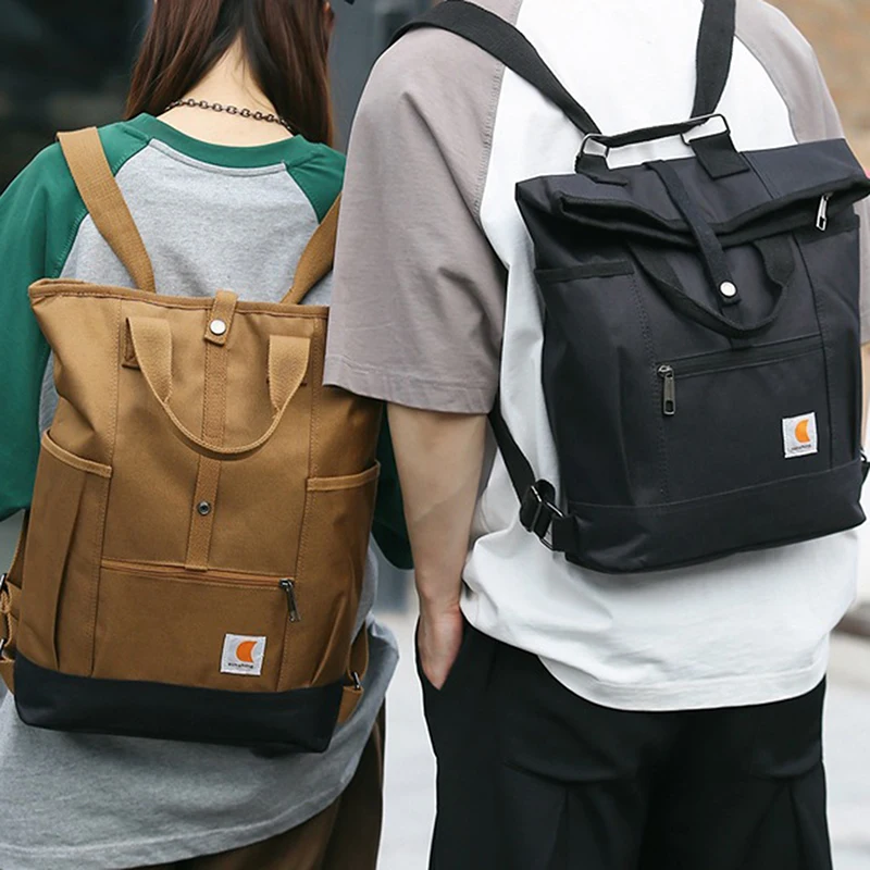 Раница с панти врата в ретро стил, уличен раница с панти капак, чанта за компютър, градинска чанта през рамо, ежедневна чанта унисекс