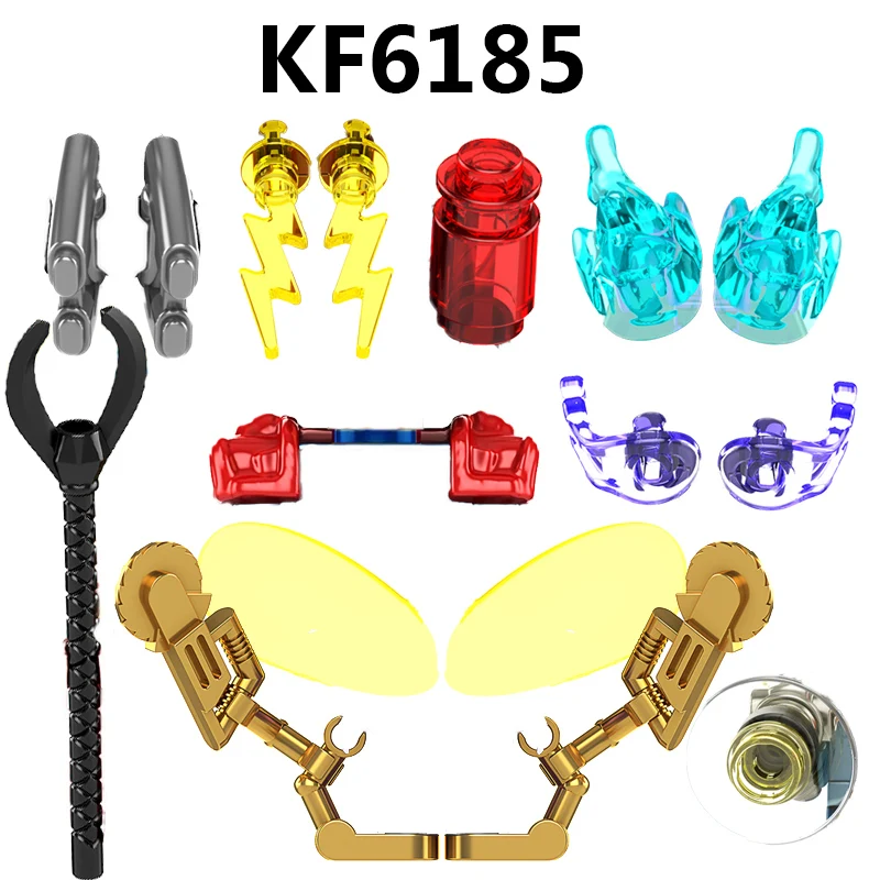 Серия горещи филми KF6185 Мини-сглобяеми строителни блокове, тухли, фигурки от ABS-пластмаса, детски образователни играчки