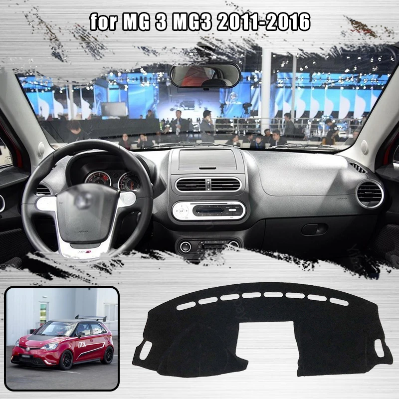 Таблото на автомобила, избягвайте осветление, Таблото платформа, Покриване на маса, Килим, Килими за MG 3 MG3 2011-2016