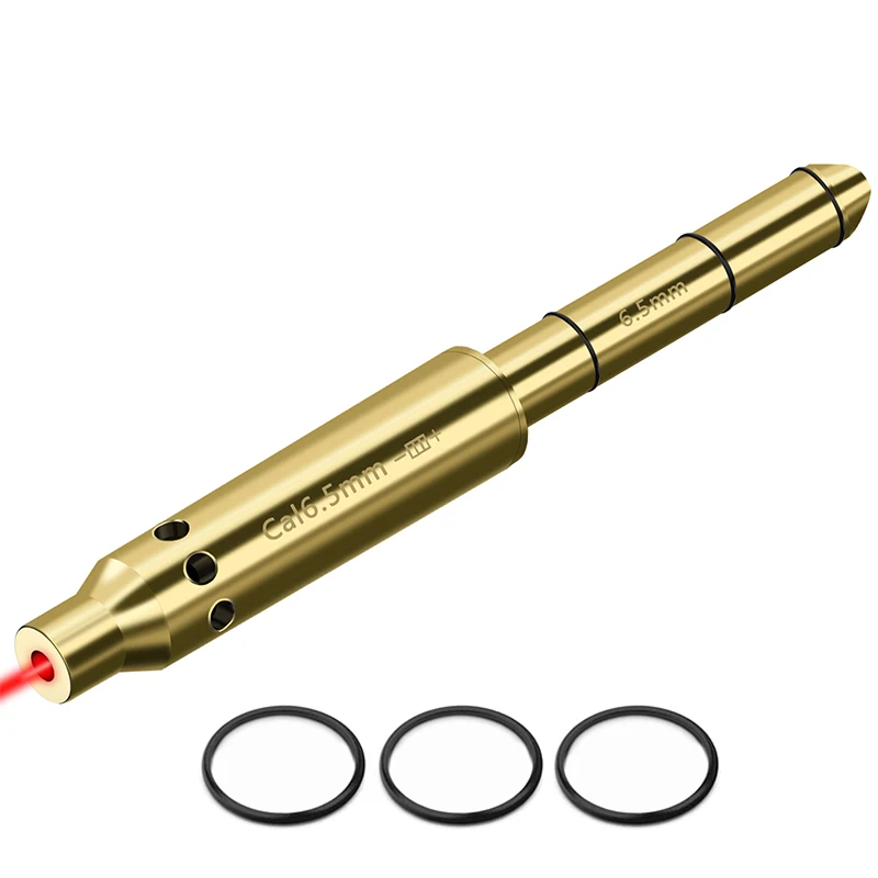 Тактически лазерен мерник калибър 6,5 мм с червена точка и лазерен прицел за снайпер, страйкбольного оръжия, стрелба с оръжия, с цел лов.