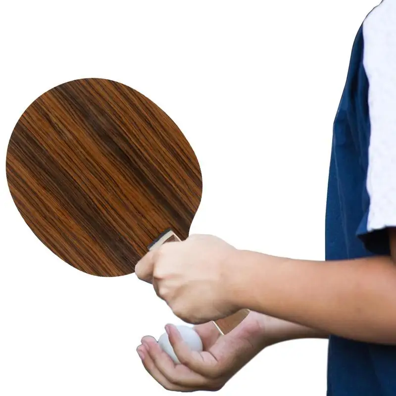 Тенис ракета, здрава спортна гребло за тийнейджъри, 5-слойное оборудване за тенис на маса за начинаещи, гребло за тенис на маса с дървен нож