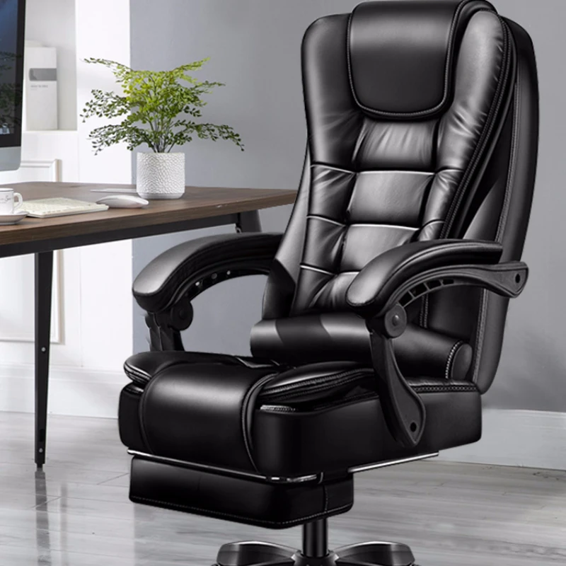 Удобно Подемни Въртящо се кресло със защита от насекоми, латекс Ергономична Регулируема Облегалка Boss Chairs за дома или офиса