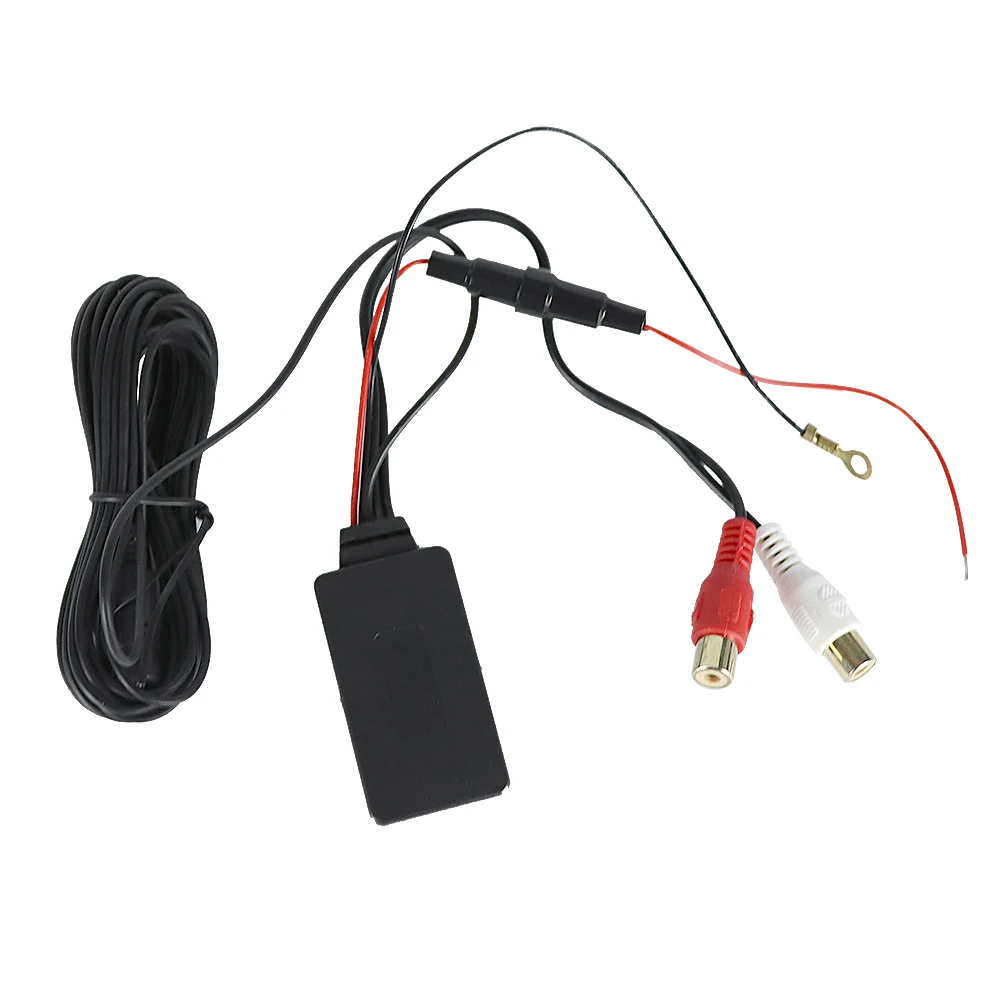Универсален Автомобилен Bluetooth 5.0 Радио Стерео аудио кабел Адаптер 2RCA Lotus Штекерный конектор Музикален AUX Адаптер за Безжична Автомобилен приемник