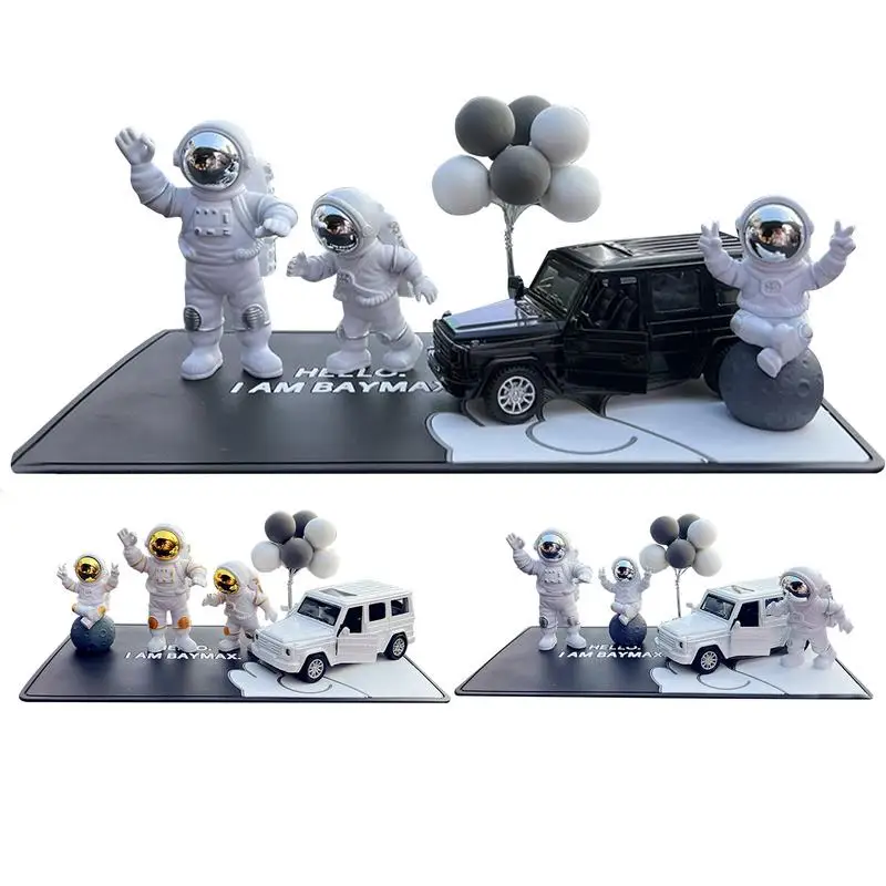 Фигурка астронавти, 6 бр., плюшени украшение с космонавт, творчески фигури в интериора на автомобила, статуя, автомобилна декорация за камион