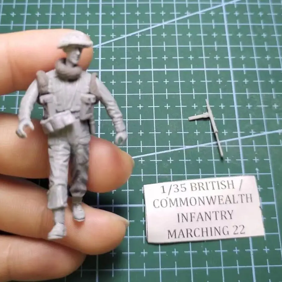 Фигурка от смола 1/35, GK, комплект британската армия в разглобено формата и неокрашенный