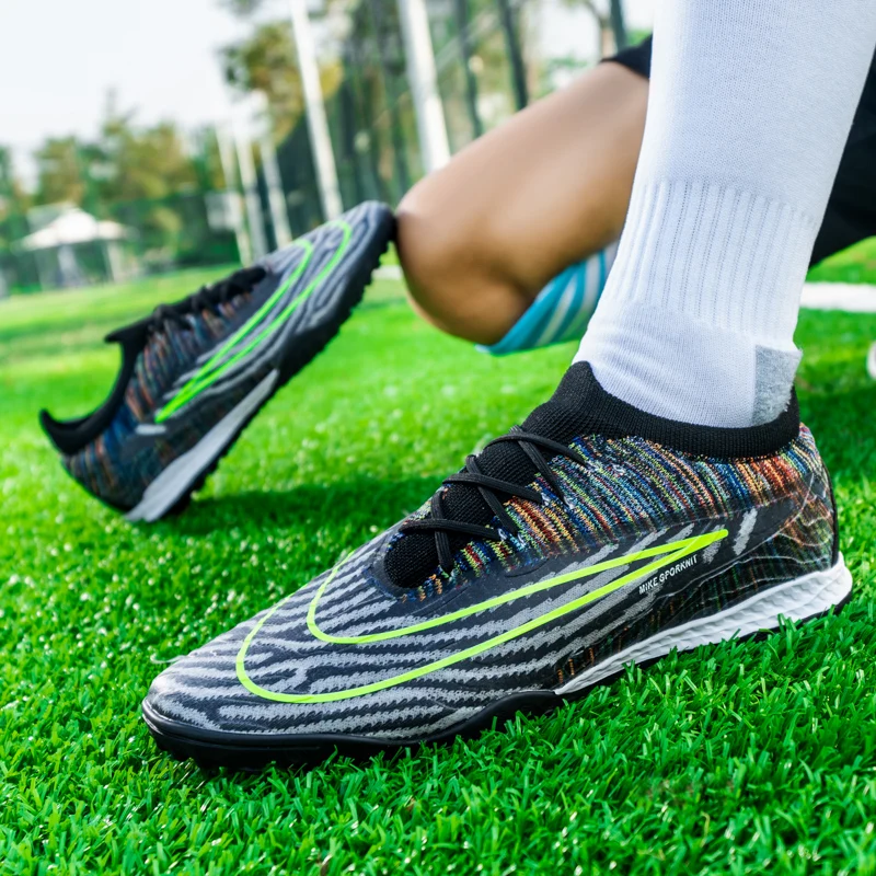Футболни обувки C. Diqna Chuteira, футболни Обувки на Едро, Улични износоустойчиви футболни обувки с шипове, спортни маратонки за футзала.