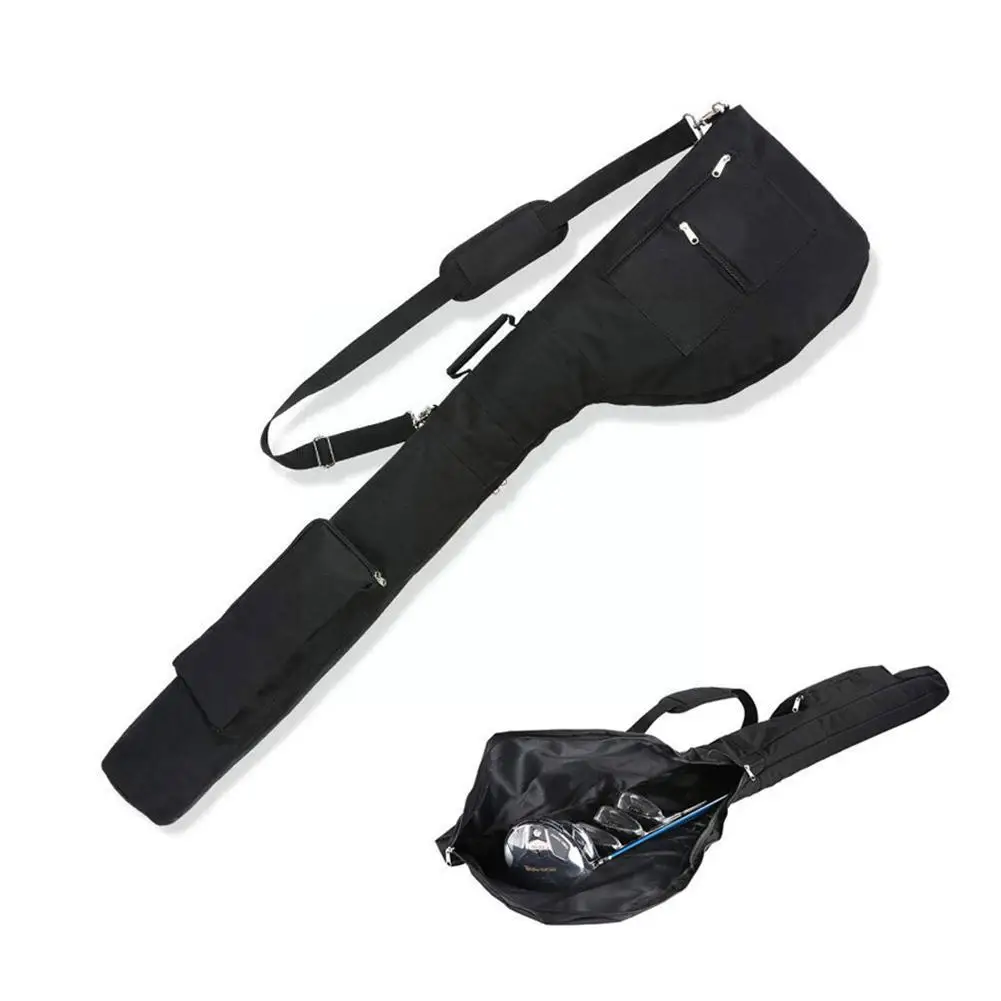 Чанта за стика за голф, сгъваема чанта, клубна чанта за съхранение, лесно, нова чанта на рамото, цялата чанта може да побере Y9H7