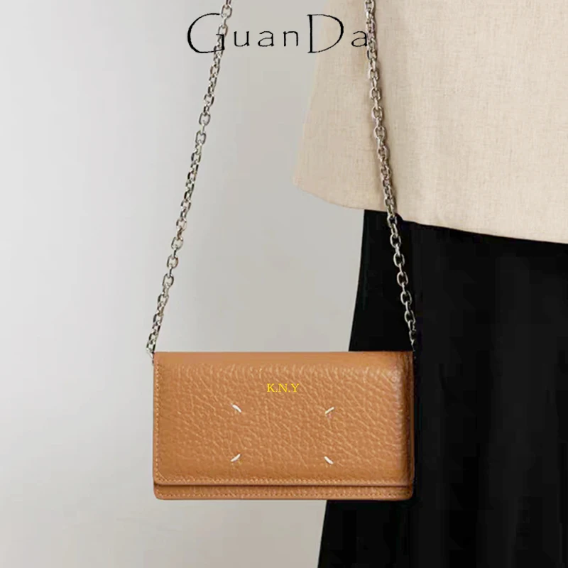 Чанта през рамо от естествена кожа с индивидуалните инициали, луксозен дизайн, верижка с принтом под формата на слон, чанта за отдих, модерна Универсална чанта