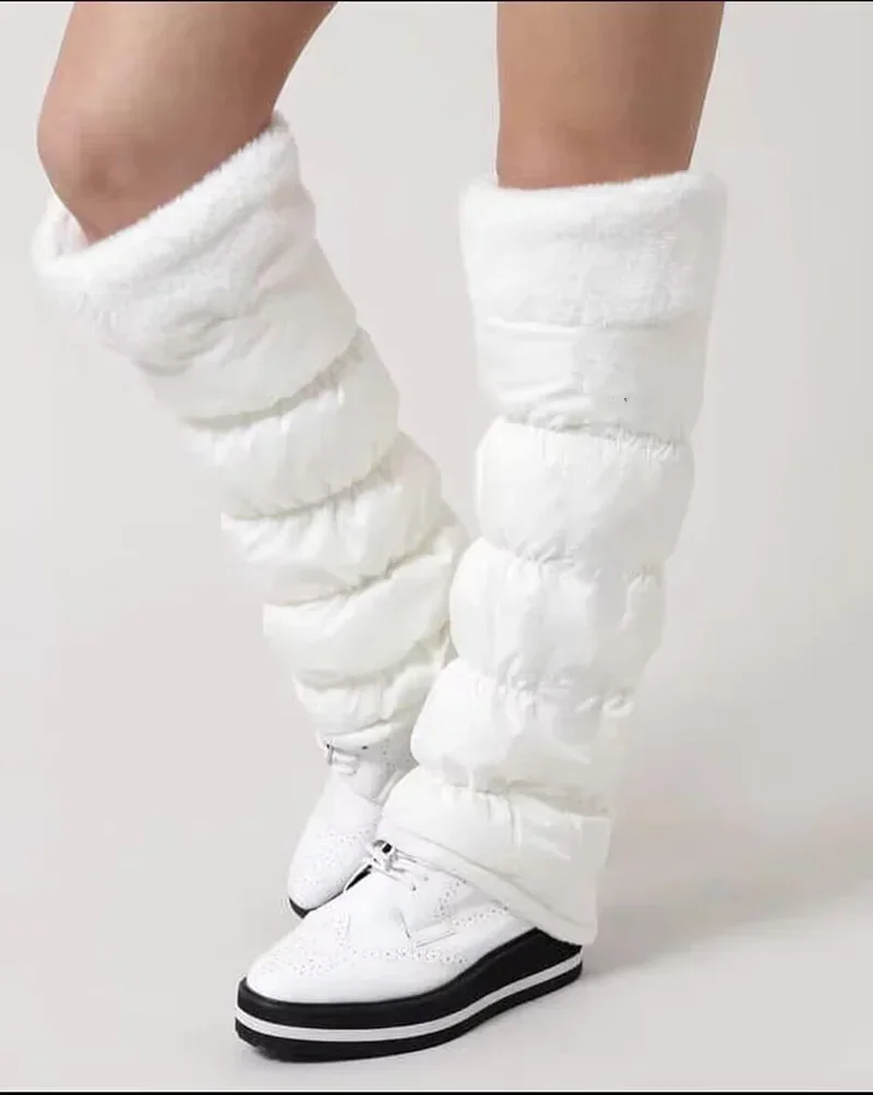Чорапи за голф, дамски чорапи, кожа заек за защита от зимата на топло и студено, нова дълъг ръкав за крака 2023 г., плюшени и сгъстяване